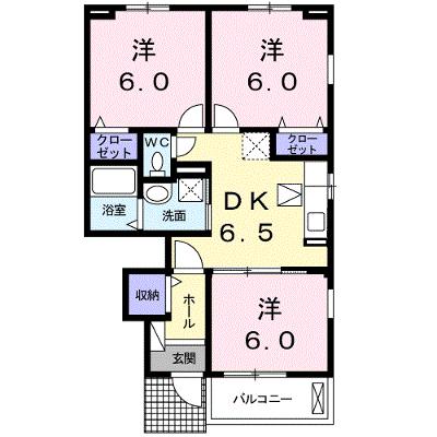 エスパス　ド　コンフォー　Ａ 102【管理NO：1-024168801-01020】 ★家具家電は申し込み後に搬入します★の外観画像
