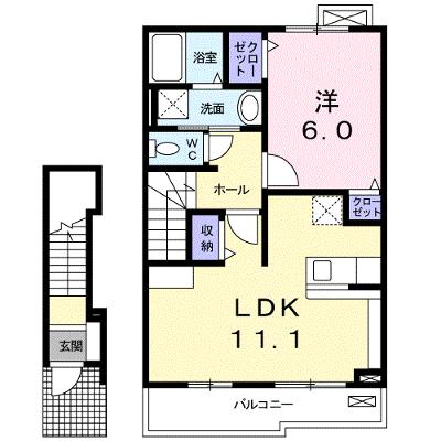 ピュア 203【管理NO：1-019348901-02030】 ★家具家電は申し込み後に搬入します★の外観画像