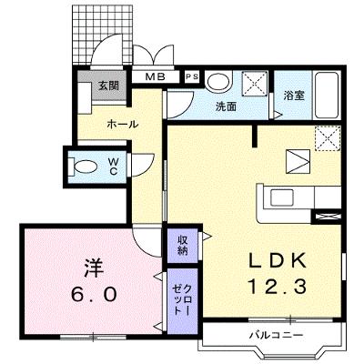 エスポワ－ル　Ⅱ号館 101【管理NO：1-013300802-01010】 ★家具家電は申し込み後に搬入します★の外観画像