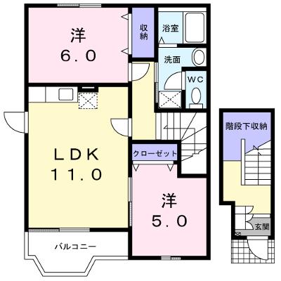ソレイユⅠ 201【管理NO：1-010656601-02010】 ★家具家電は申し込み後に搬入します★の外観画像