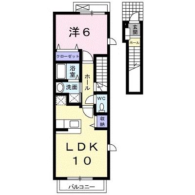 イリーデ 201【管理NO：1-015227001-02010】 ★家具家電は申し込み後に搬入します★ ★2026年10月下旬入居可能★の外観画像