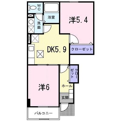 Ｃｒｅｓｔａｌｌ　Ｙａｈａｔａ 101【管理NO：1-011253501-01010】 ★家具家電は申し込み後に搬入します 2026年07月下旬入居可能の外観画像
