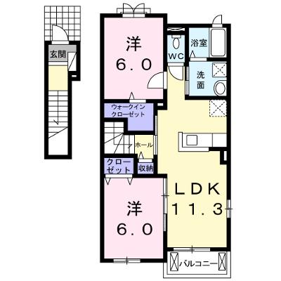 メゾン中町 201【管理NO：1-020945801-02010】 ★家具家電は申し込み後に搬入しますの外観画像