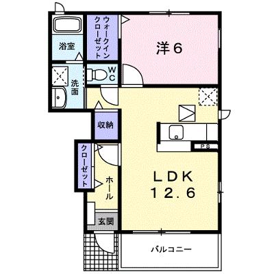 焼山・沖田レジデンスＢ 104【管理NO：1-015012402-01040】 ★家具家電は申し込み後に搬入します★の外観画像