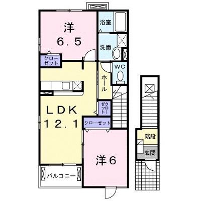 フォーリスト　クスジⅠ 201【管理NO：1-014183401-02010】 ★家具家電は申し込み後に搬入します 2026年08月上旬入居可能の外観画像