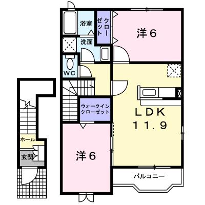 サニーヒルⅠ 203【管理NO：1-014103501-02030】 ★家具家電は申し込み後に搬入します 2026年07月下旬入居可能の外観画像