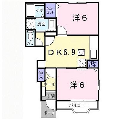 プリティ－ユニゾン 104【管理NO：1-013728801-01040】 ★家具家電は申し込み後に搬入しますの外観画像