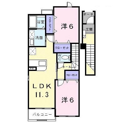 カーサ　セレノ　Ａ 203【管理NO：1-013343101-02030】 ★家具家電は申し込み後に搬入しますの外観画像