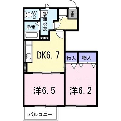 シャルムＡ 102【管理NO：1-011455401-01020】 ★家具家電は申し込み後に搬入しますの外観画像