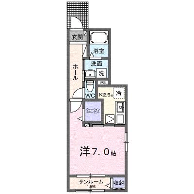 カルム古市橋 101【管理NO：1-027811401-01010】 ★家具家電は申し込み後に搬入しますの外観画像