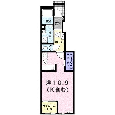 ハイ　ロザーナ　ファミリア 102【管理NO：1-027133901-01020】 ★家具家電は申し込み後に搬入します★の外観画像