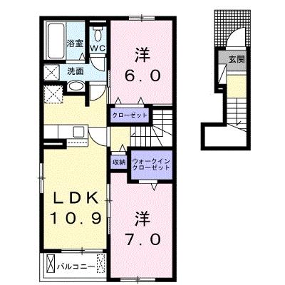 ベルコートＢ 202【管理NO：1-026413802-02020】 ★家具家電は申し込み後に搬入します★の外観画像