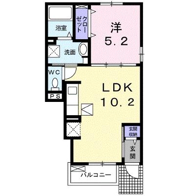 フィオーレ 104【管理NO：1-025896301-01040】 ★家具家電は申し込み後に搬入します★の外観画像