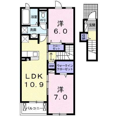 クロガネＡ 202【管理NO：1-025276001-02020】 ★家具家電は申し込み後に搬入します 2026年07月下旬入居可能の外観画像
