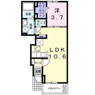 スターライズ可部南 102【管理NO：1-021743501-01020】 ★家具家電は申し込み後に搬入します 2026年07月下旬入居可能の外観画像