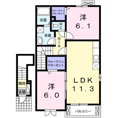 ナーシサス　ガーデン 204【管理NO：1-017443101-02040】 ★家具家電は申し込み後に搬入しますの外観画像