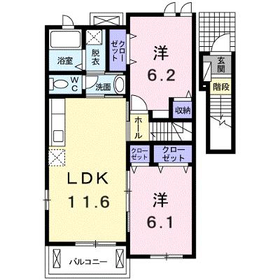 エテルノ・アロッジオ弐番館 204【管理NO：1-016587801-02040】 ★家具家電は申し込み後に搬入しますの外観画像