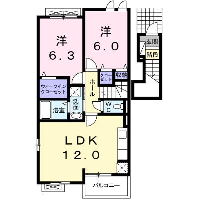 ミストラルⅠ 202【管理NO：1-016575601-02020】 ★家具家電は申し込み後に搬入しますの外観画像