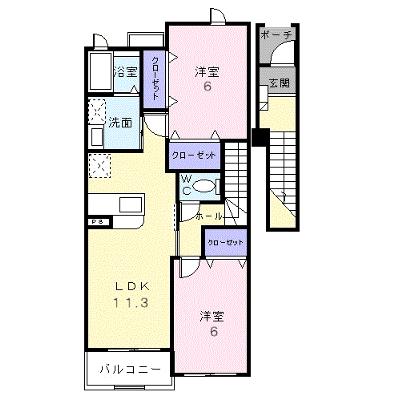 メリディオ　Ⅰ番館 202【管理NO：1-014311301-02020】 ★家具家電は申し込み後に搬入します★の外観画像