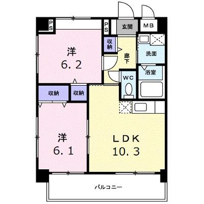サンシャインＫＡＷＡＯＫＡ 204【管理NO：1-012665001-02040】 ★家具家電は申し込み後に搬入します★の外観画像