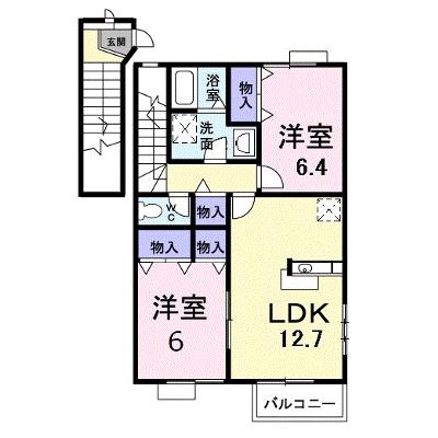 エルコートＢ 201【管理NO：1-010636702-02010】 ★家具家電は申し込み後に搬入しますの外観画像