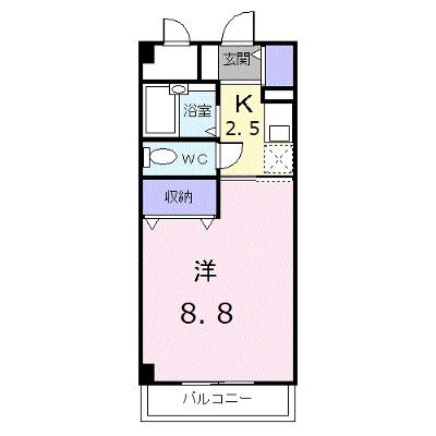 セゾン升本 302【管理NO：1-010544901-03020】 ★家具家電は申し込み後に搬入しますの外観画像
