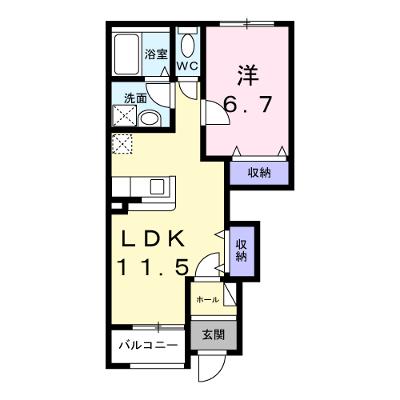 ヒュッゲ 103【管理NO：1-099445701-01030】 ★家具家電は申し込み後に搬入します★の外観画像