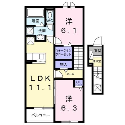 ハウスアイ益田 203【管理NO：1-028707201-02030】 ★家具家電は申し込み後に搬入します★ ★2026年10月上旬入居可能★の外観画像