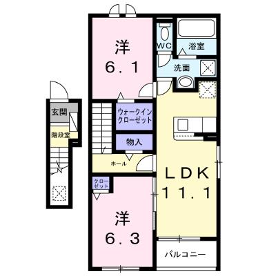 ハウスアイ益田 201【管理NO：1-028707201-02010】 ★家具家電は申し込み後に搬入します★ ★2026年10月上旬入居可能★の外観画像