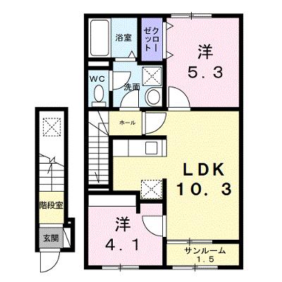 シャトーＫＩＮＫＩ　Ａ 202【管理NO：1-028483101-02020】 ★家具家電は申し込み後に搬入します★の外観画像