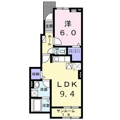 カーサ・グランデ　Ｂ 102【管理NO：1-026867202-01020】 ★家具家電は申し込み後に搬入します★の外観画像