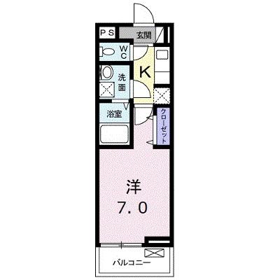 シャンス　ドゥ 206【管理NO：1-026059501-02060】 ★家具家電は申し込み後に搬入します 2026年08月中旬入居可能の外観画像