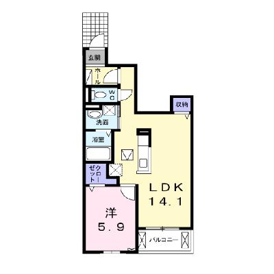 エスポワール 103【管理NO：1-023795301-01030】 ★家具家電は申し込み後に搬入します★の外観画像