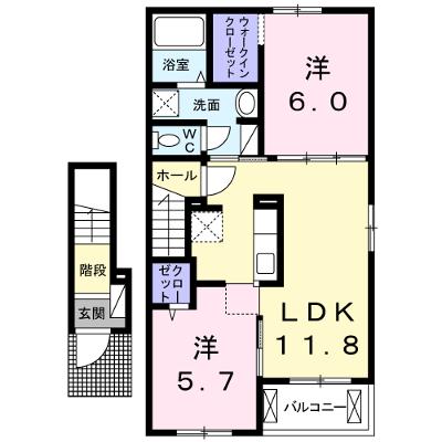 マーベラス　メゾンⅡ 203【管理NO：1-021100302-02030】 ★家具家電は申し込み後に搬入しますの外観画像