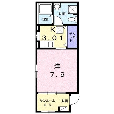 樹（いつき） 101【管理NO：1-020715001-01010】 ★家具家電は申し込み後に搬入しますの外観画像