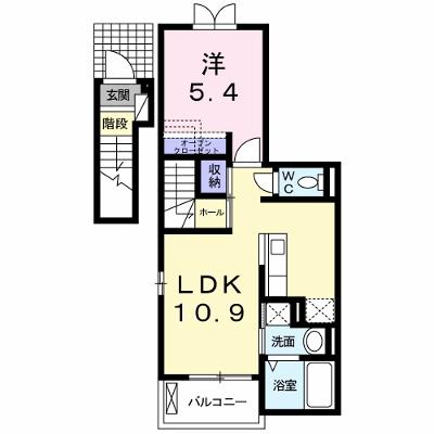 メゾンパルフェ　Ⅰ 202【管理NO：1-017891801-02020】 ★家具家電は申し込み後に搬入しますの外観画像