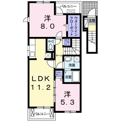 ヴィラ　クレール 203【管理NO：1-017140301-02030】 ★家具家電は申し込み後に搬入しますの外観画像