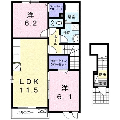 グリーンヒル　Ｂ 201【管理NO：1-016154602-02010】 ★家具家電は申し込み後に搬入しますの外観画像