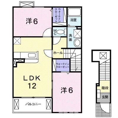 モデッサ・リーノ　Ｂ 203【管理NO：1-014882602-02030】 ★家具家電は申し込み後に搬入します★の外観画像