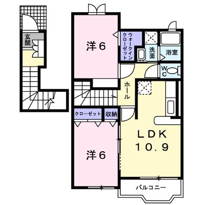 サン　フィオーレ 202【管理NO：1-014102501-02020】 ★家具家電は申し込み後に搬入します★ ★2026年08月中旬入居可能★の外観画像
