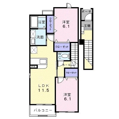 ブリ－ゼ・Ｆ 203【管理NO：1-013815101-02030】 ★家具家電は申し込み後に搬入しますの外観画像