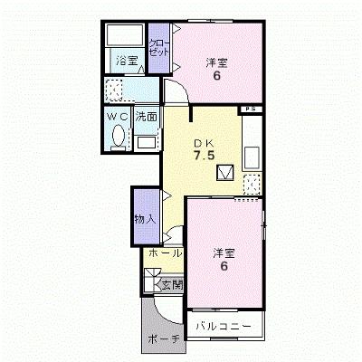 プランタンＢ 103【管理NO：1-012966802-01030】 ★家具家電は申し込み後に搬入します 2026年07月中旬入居可能の外観画像