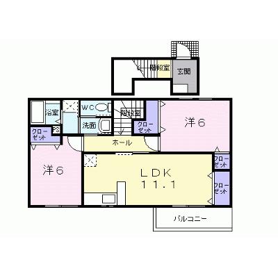 ソレイユ２番館 204【管理NO：1-012798601-02040】 ★家具家電は申し込み後に搬入します★の外観画像