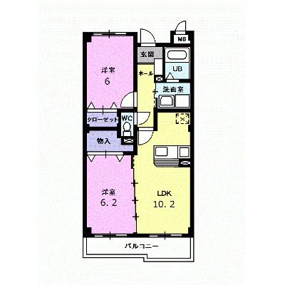 ヌーヴェル・ブリーゼ 304【管理NO：1-012555601-03040】 ★家具家電は申し込み後に搬入しますの外観画像