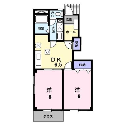 グランビアＫ 104【管理NO：1-011031901-01040】 ★家具家電は申し込み後に搬入しますの外観画像