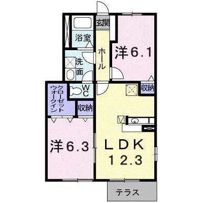 リヴェル　ブレ　Ａ 101【管理NO：1-010992301-01010】 ★家具家電は申し込み後に搬入しますの外観画像