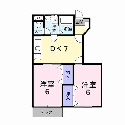 オリゾンテ宮浜Ⅱ 103【管理NO：1-010976301-01030】 ★家具家電は申し込み後に搬入しますの外観画像