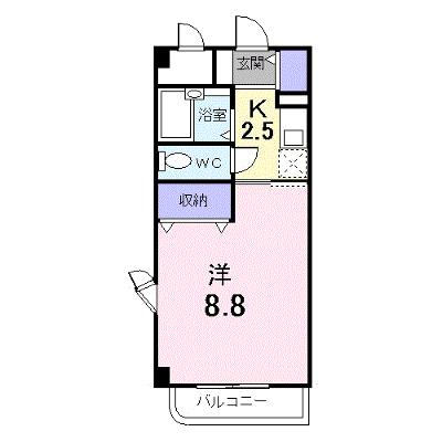 セゾン升本 303【管理NO：1-010544901-03030】 ★家具家電は申し込み後に搬入しますの外観画像