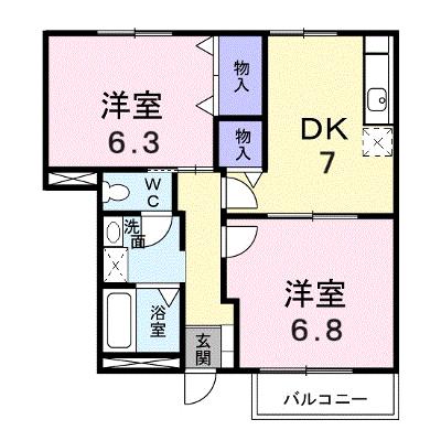フォレストサイドⅡ番館 102【管理NO：1-010144301-01020】 ★家具家電は申し込み後に搬入しますの外観画像