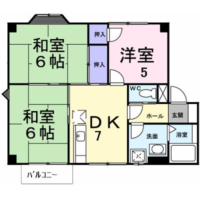 プラドール佐方 202【管理NO：1-004898801-02020】 ★家具家電は申し込み後に搬入しますの外観画像